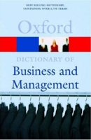 A Dictionary of Business and Management (Oxford Paperback Reference) артикул 8289c.